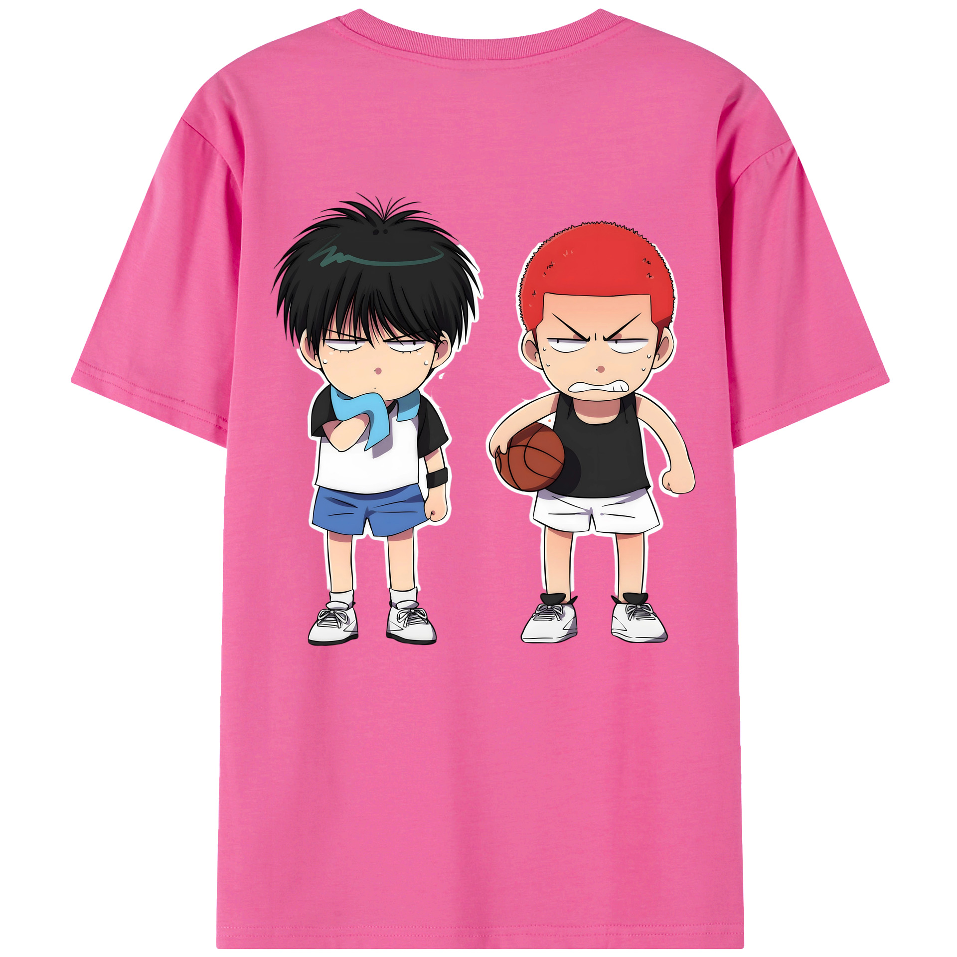 SLAM DUNK／スラムダンク レディース半袖Tシャツ(バックプリント)